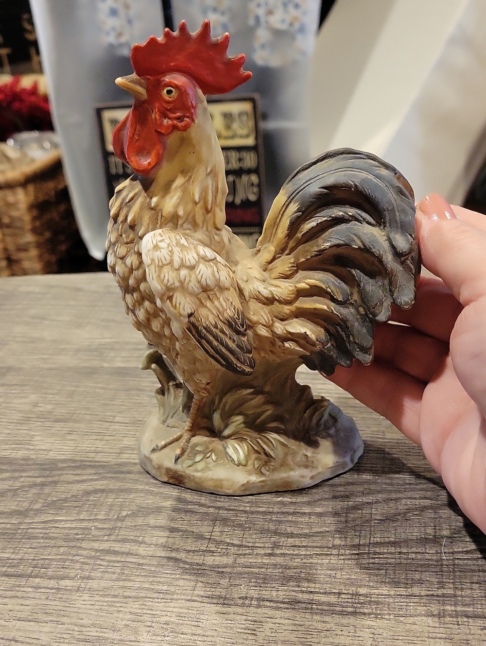 Rooster Statue,Homeco/ EUC.Vintage